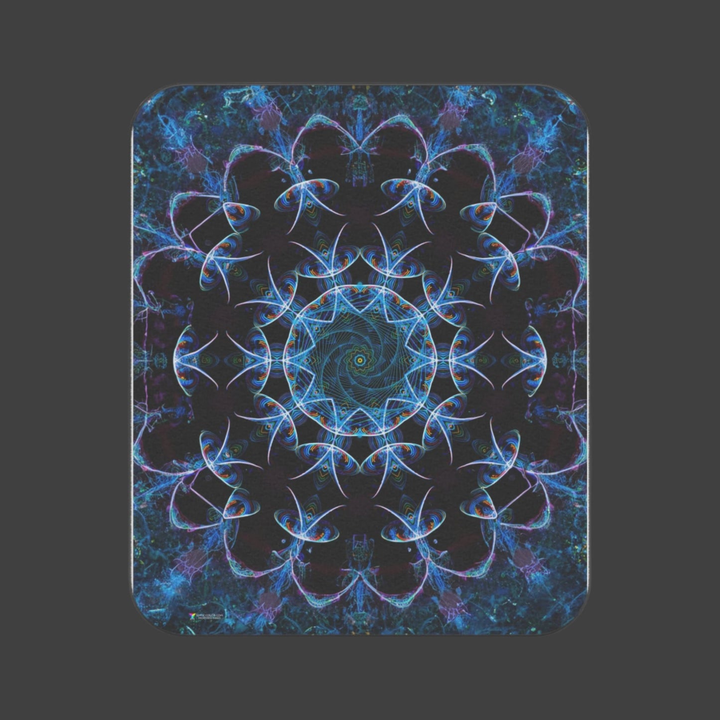 Festival Blanket "Light Vortex" (water-resistant back)