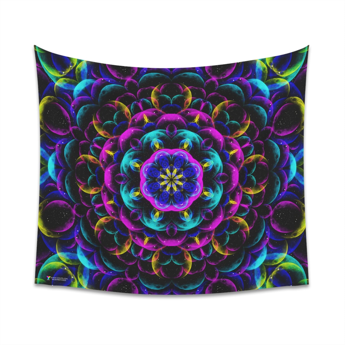 Tapestry 57" x 57" "Luna Blossom"