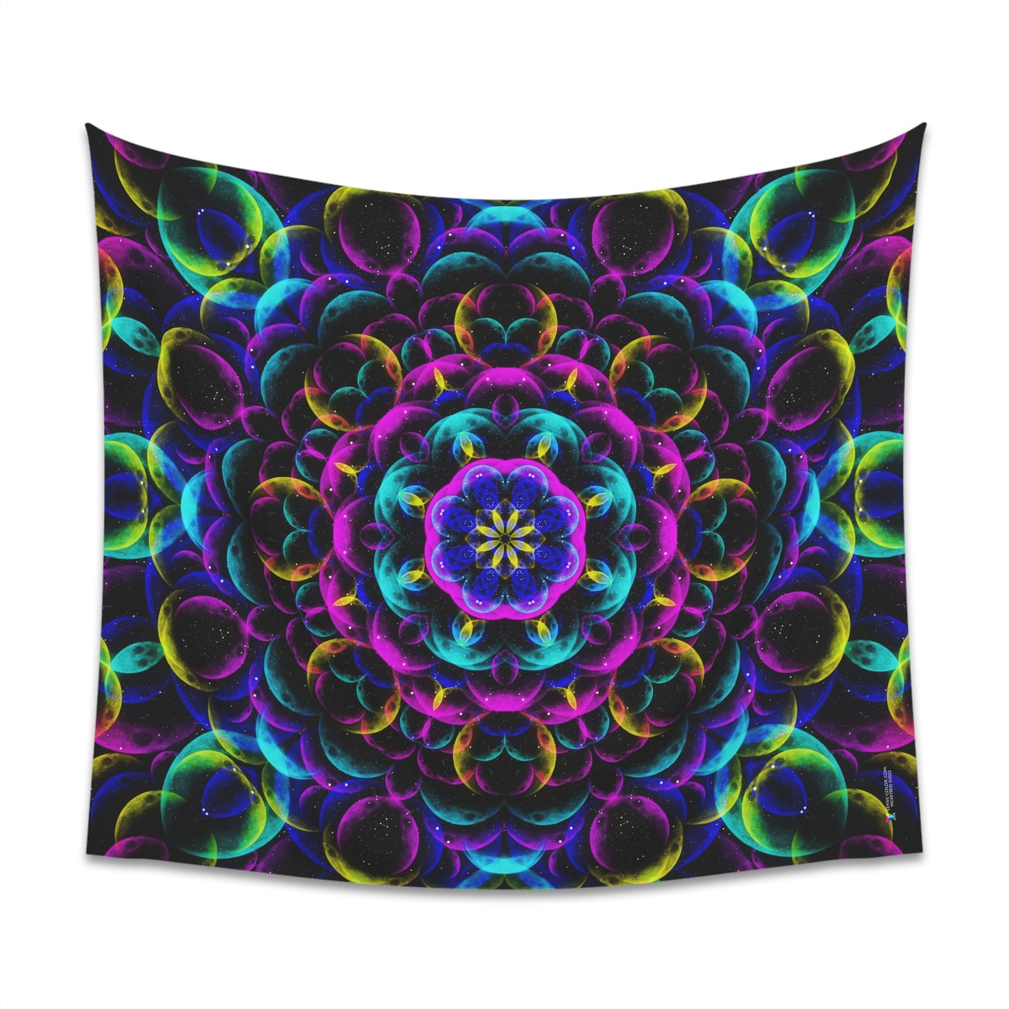 Tapestry 57" x 57" "Luna Blossom"
