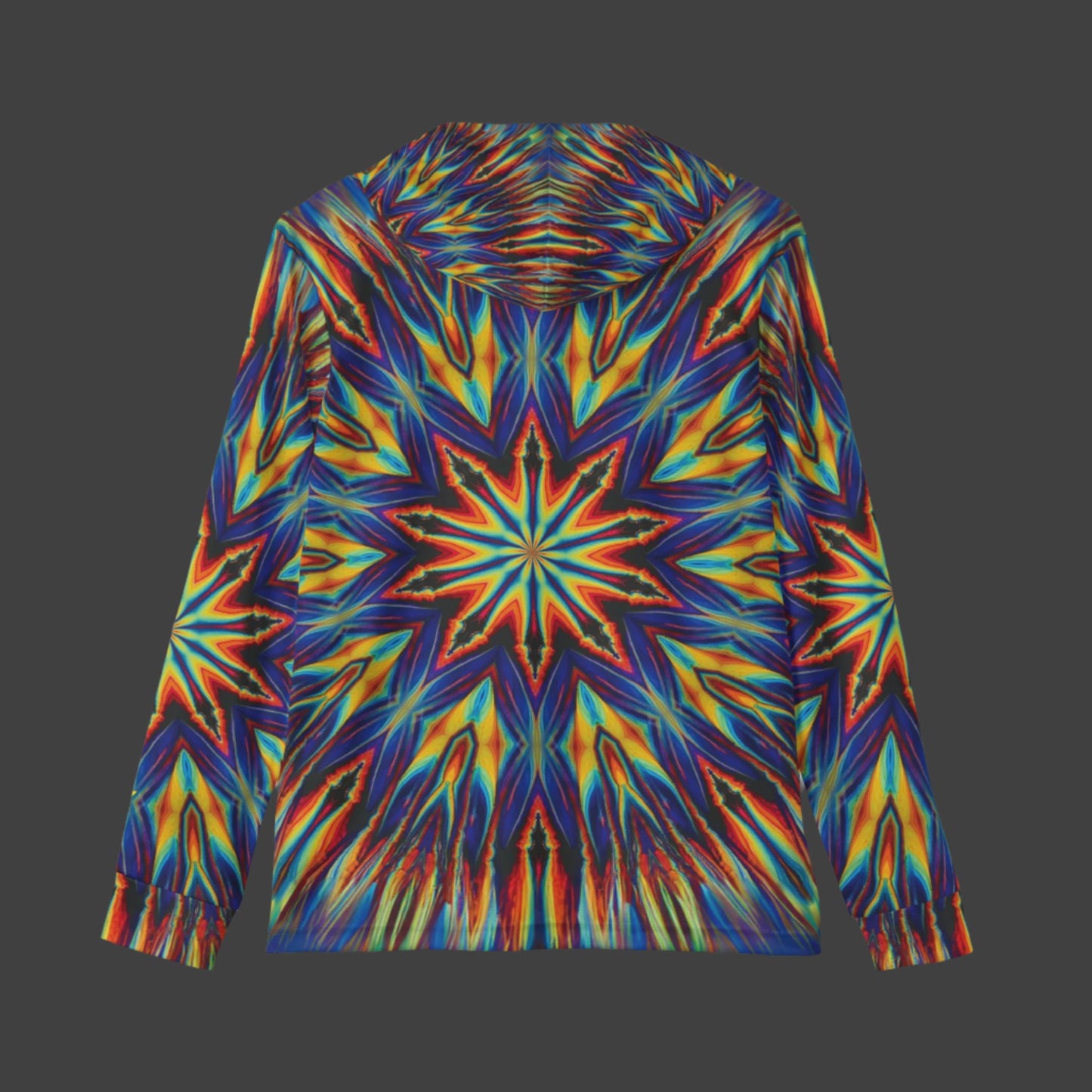 Men's T-shirt Hoodie "Crazy Fingers" (AOP)