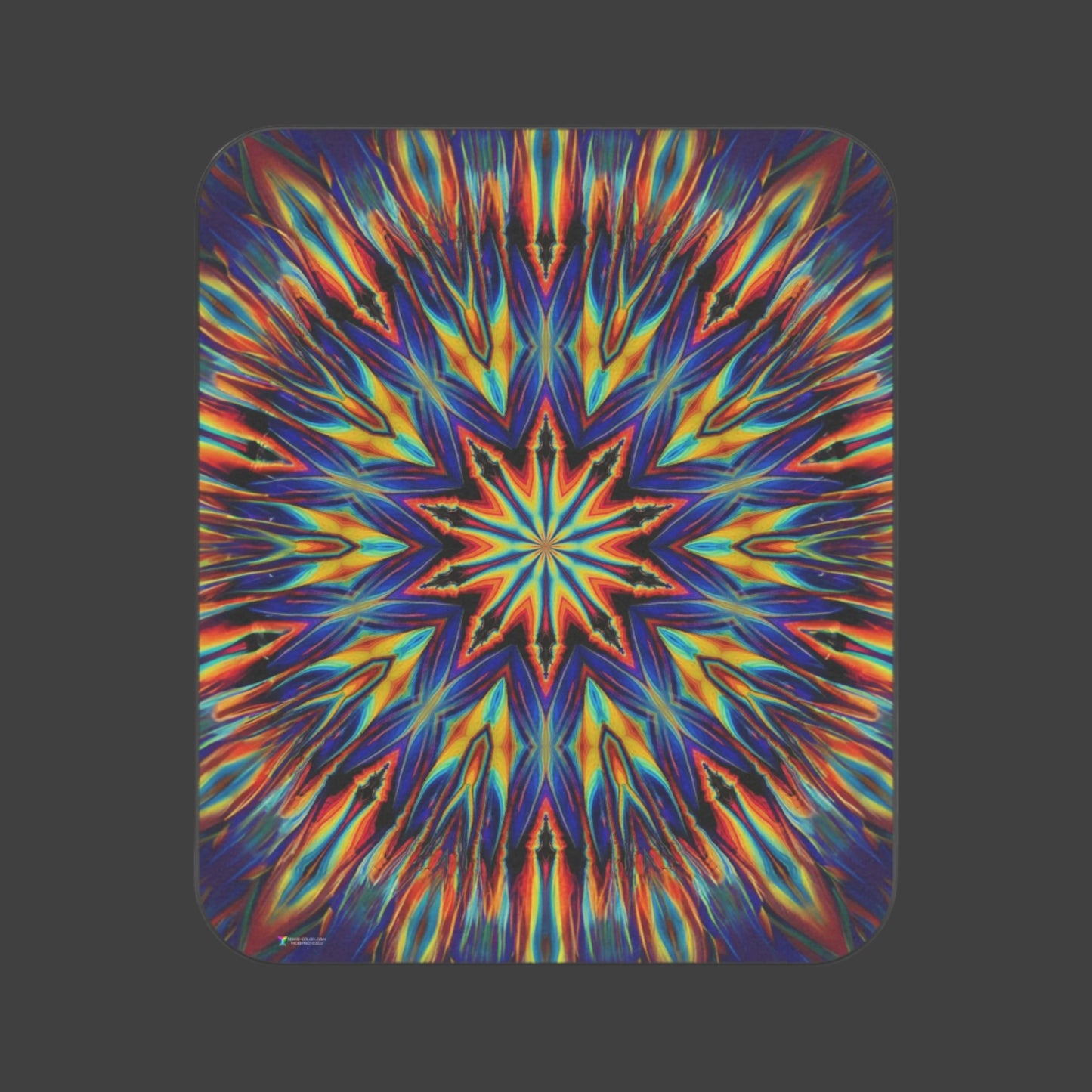 Festival Blanket "Crazy Fingers" (water-resistant back)