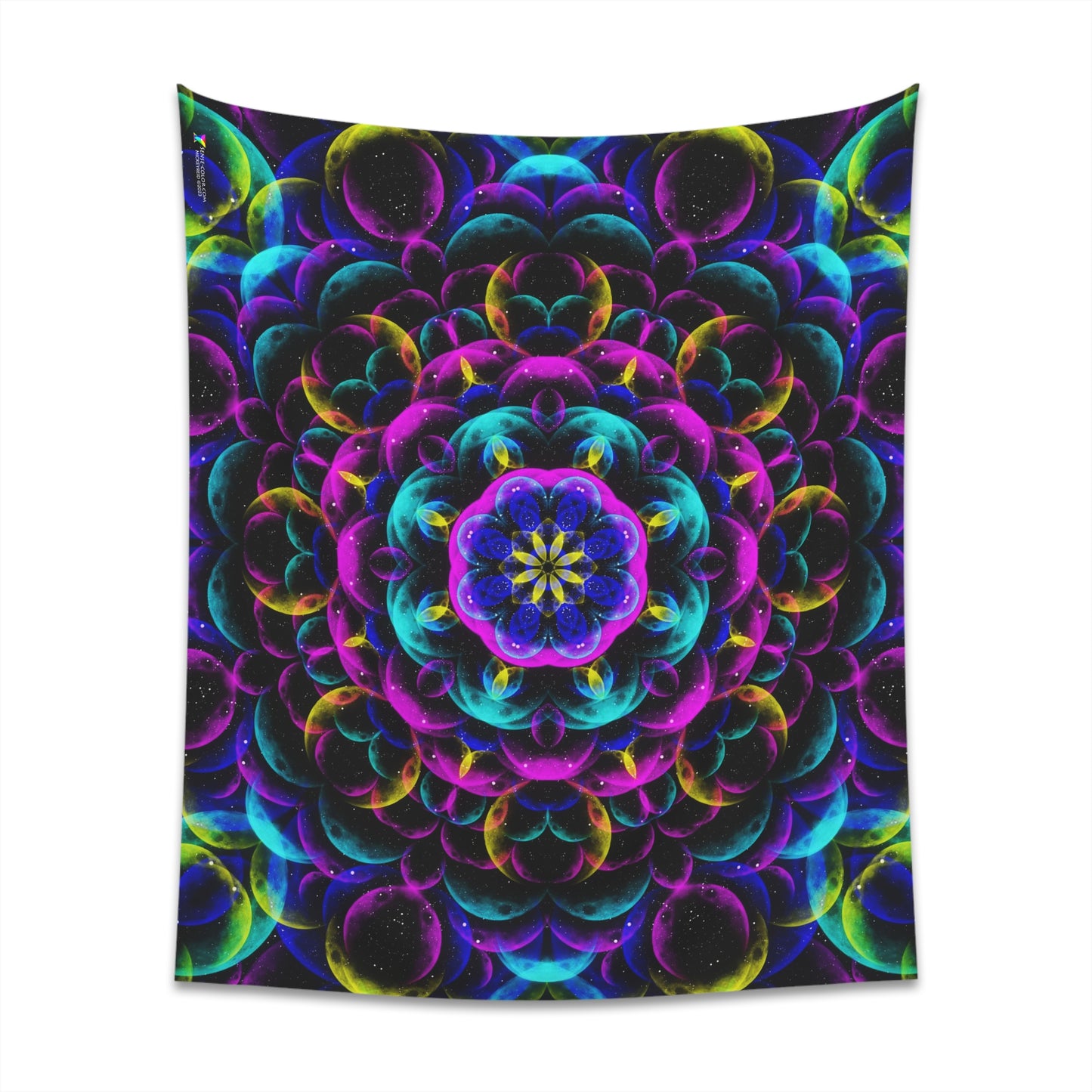 Tapestry 57" x 57" "Luna Blossom"