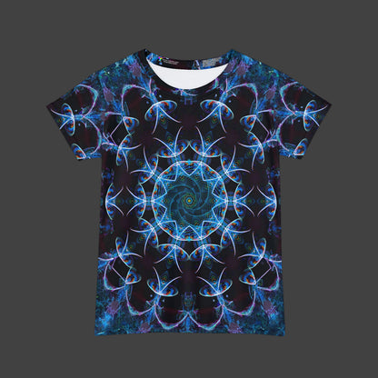 Women's Short Sleeve Shirt "Light Vortex" (AOP)