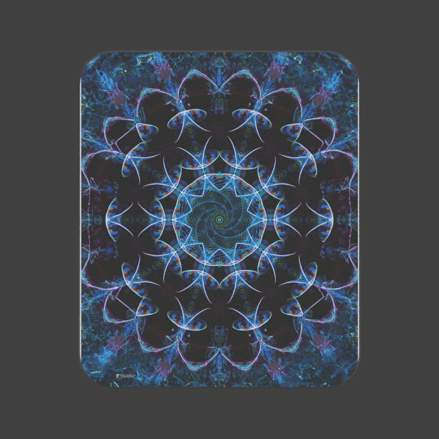 Festival Blanket "Light Vortex" (water-resistant back)