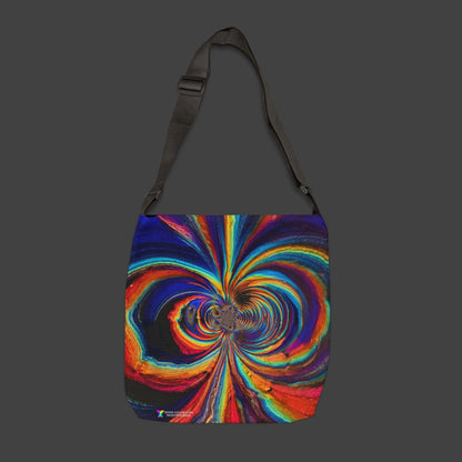 Adjustable Tote Bag "Cryptical Envelopment" (AOP)