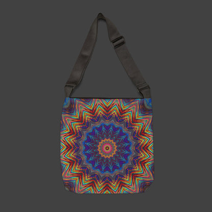 Adjustable Tote Bag "Rainbow of Sound" (AOP)