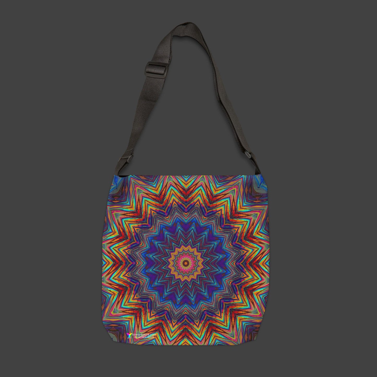 Adjustable Tote Bag "Rainbow of Sound" (AOP)