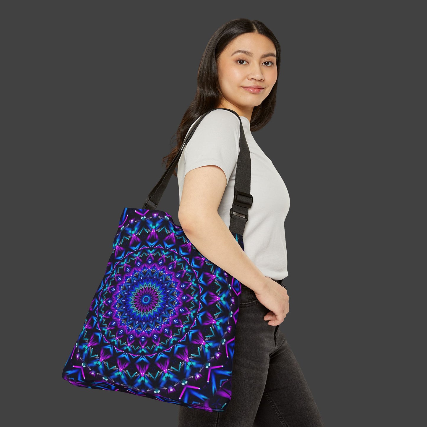 Adjustable Tote Bag "Trapper Keeper" (AOP)