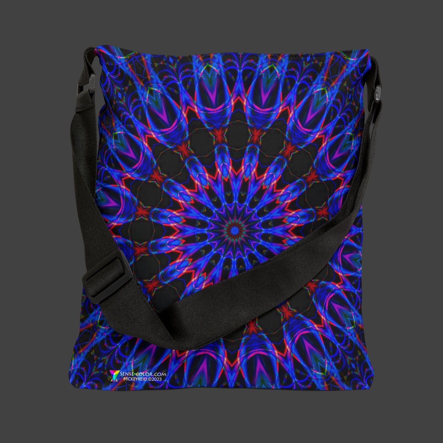 Adjustable Tote Bag "Neon Avenue" (AOP)