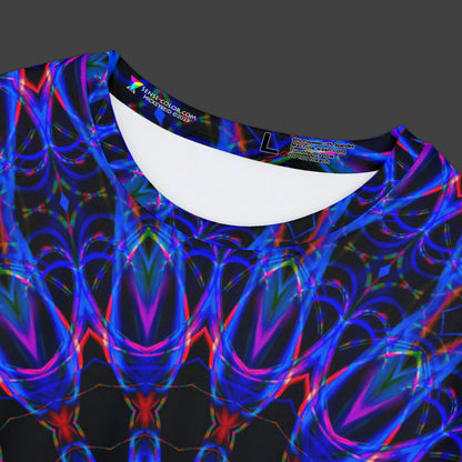 Women's Short Sleeve Shirt "Neon Avenue" (AOP)