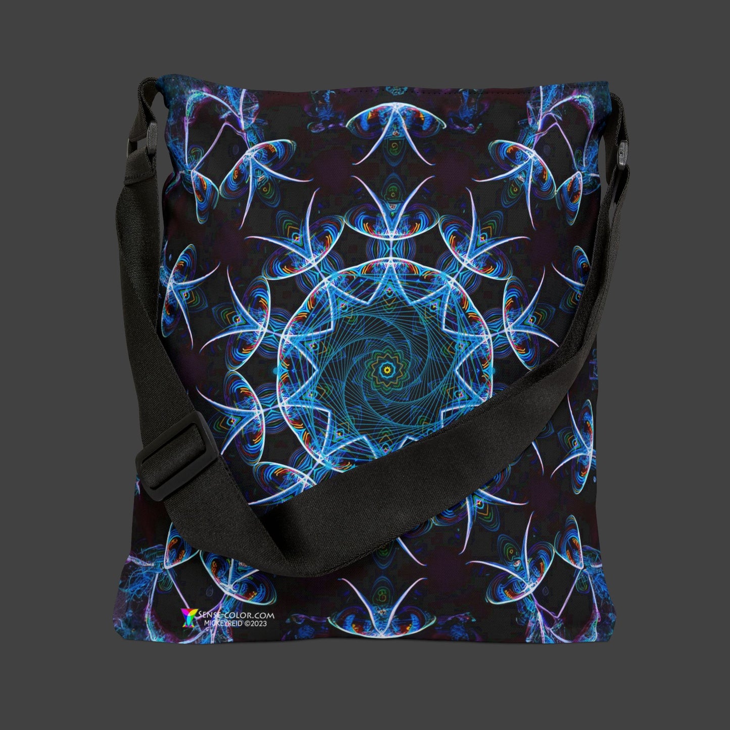 Adjustable Tote Bag "Light Vortex" (AOP)