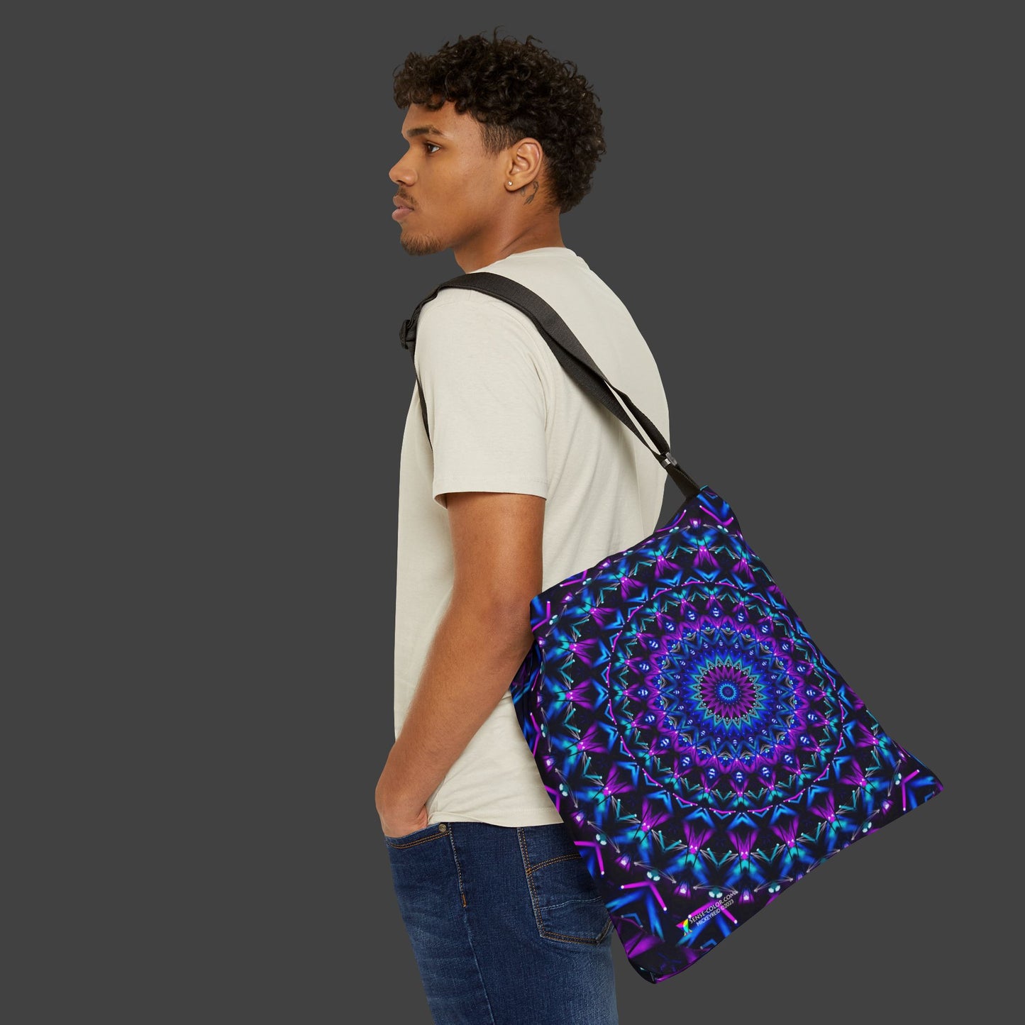 Adjustable Tote Bag "Trapper Keeper" (AOP)