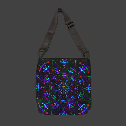 Adjustable Tote Bag "Cosmic Warrior" (AOP)