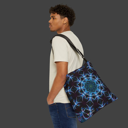 Adjustable Tote Bag "Light Vortex" (AOP)