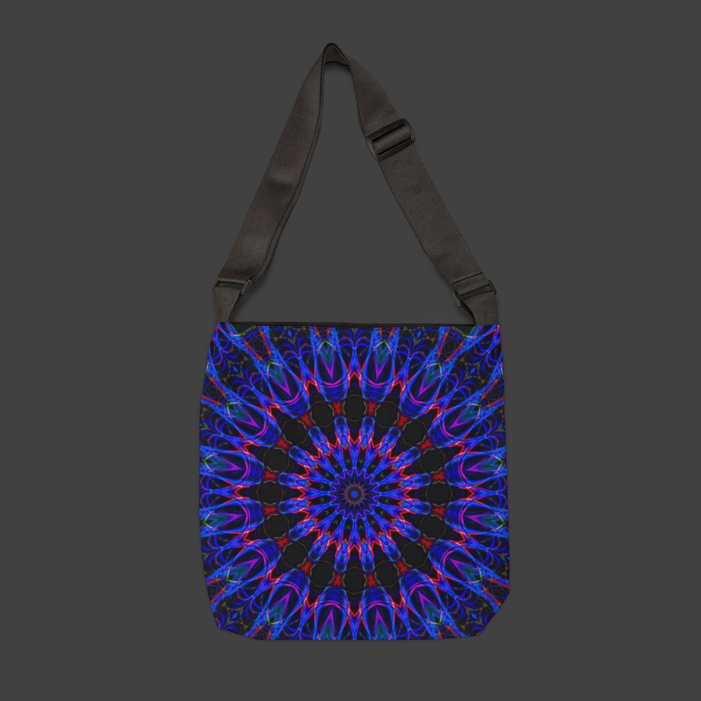 Adjustable Tote Bag "Neon Avenue" (AOP)