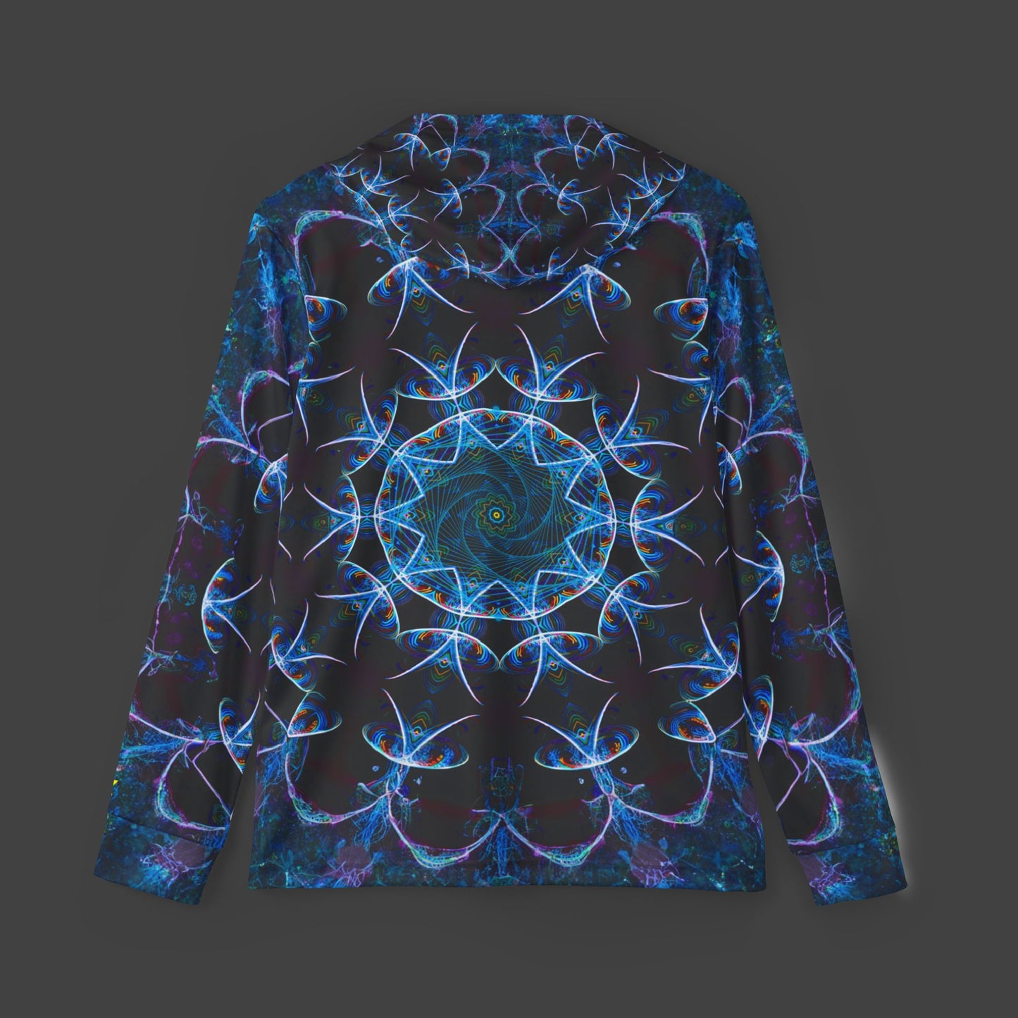 Men's Lightweight Hoodie w/ UPF 50+ "Light Vortex" (AOP)