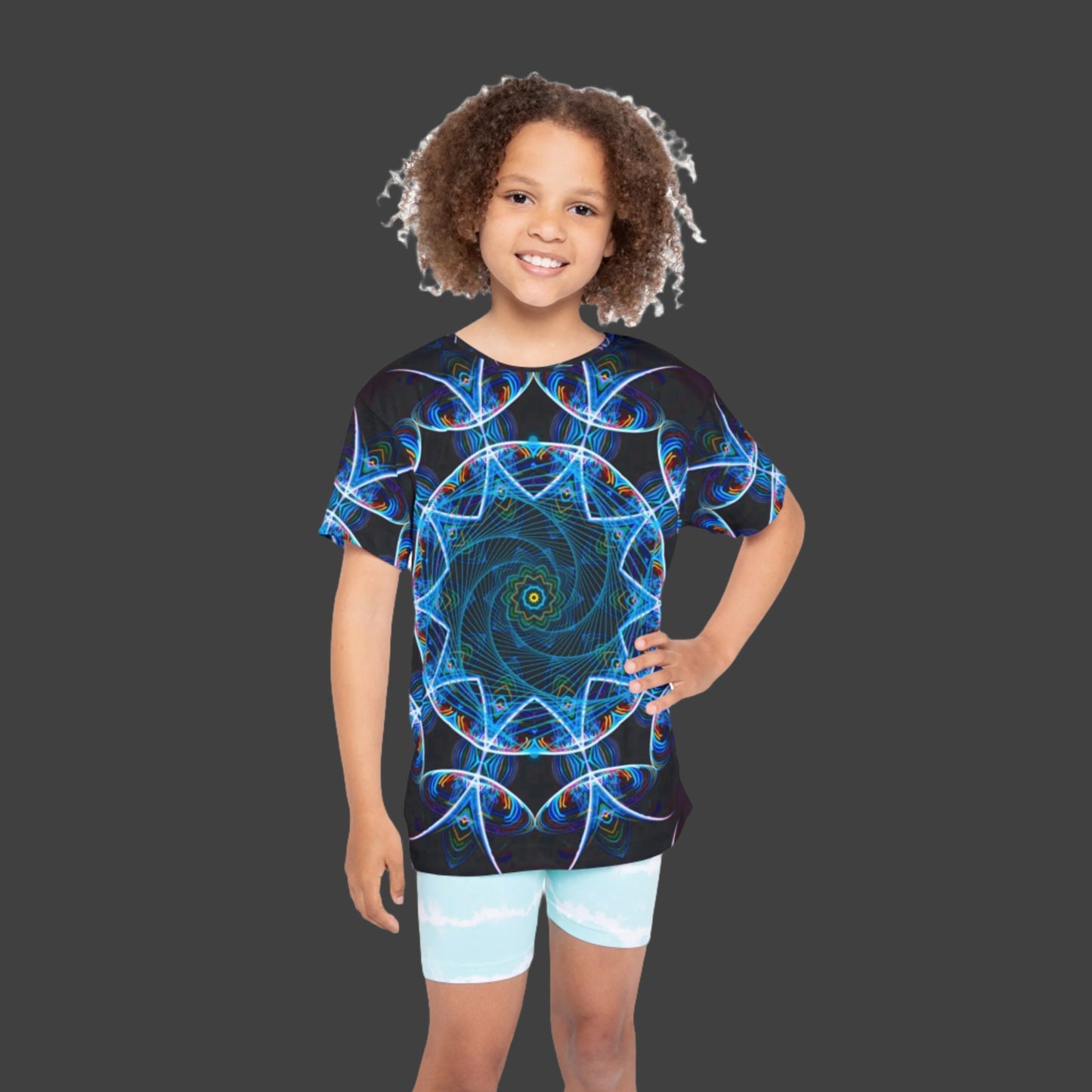 Kids Sports Jersey "Light Vortex" (AOP)