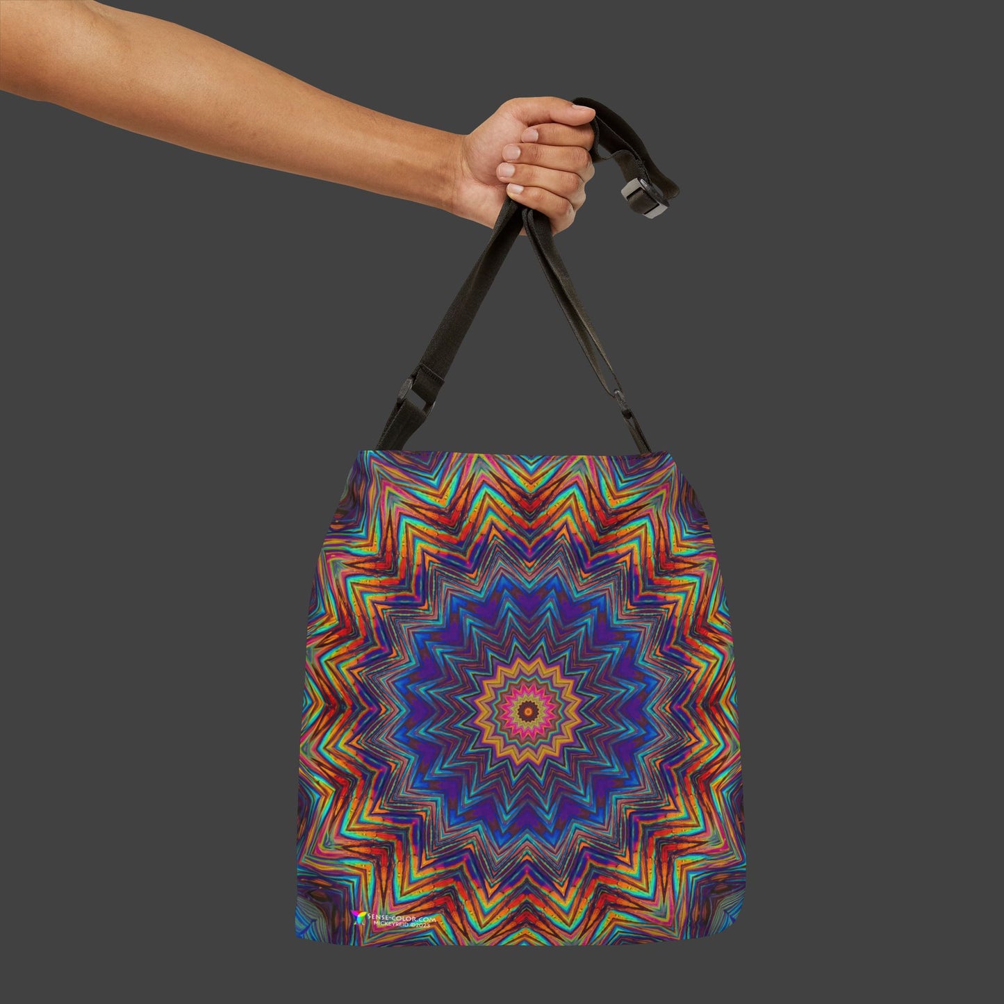 Adjustable Tote Bag "Rainbow of Sound" (AOP)