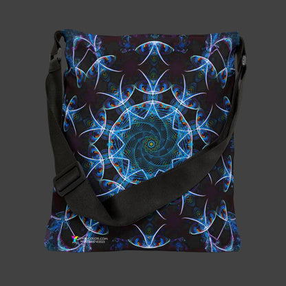 Adjustable Tote Bag "Light Vortex" (AOP)