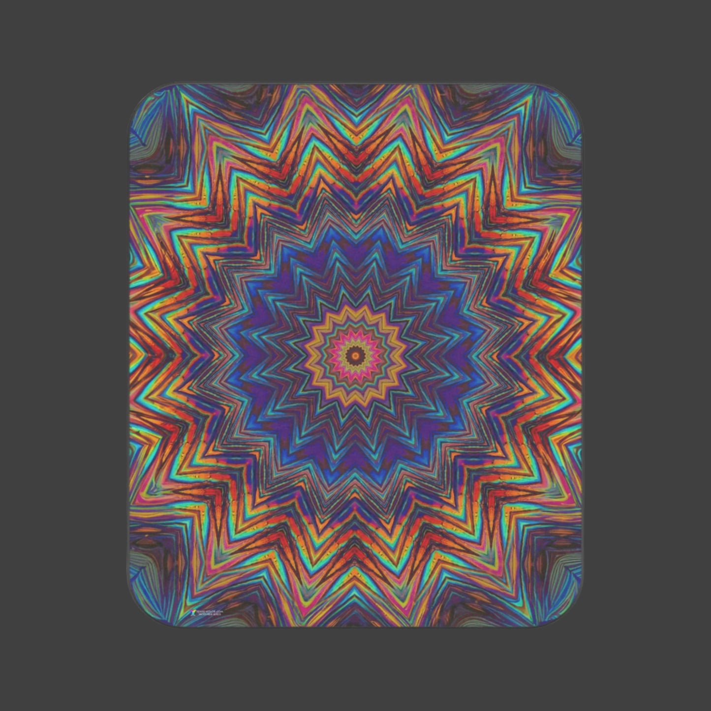 Festival Blanket "Rainbow of Sound" (water-resistant back)