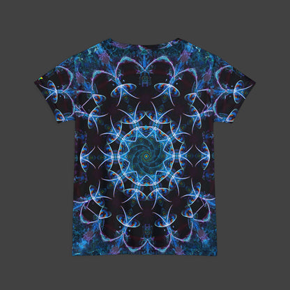 Women's Short Sleeve Shirt "Light Vortex" (AOP)