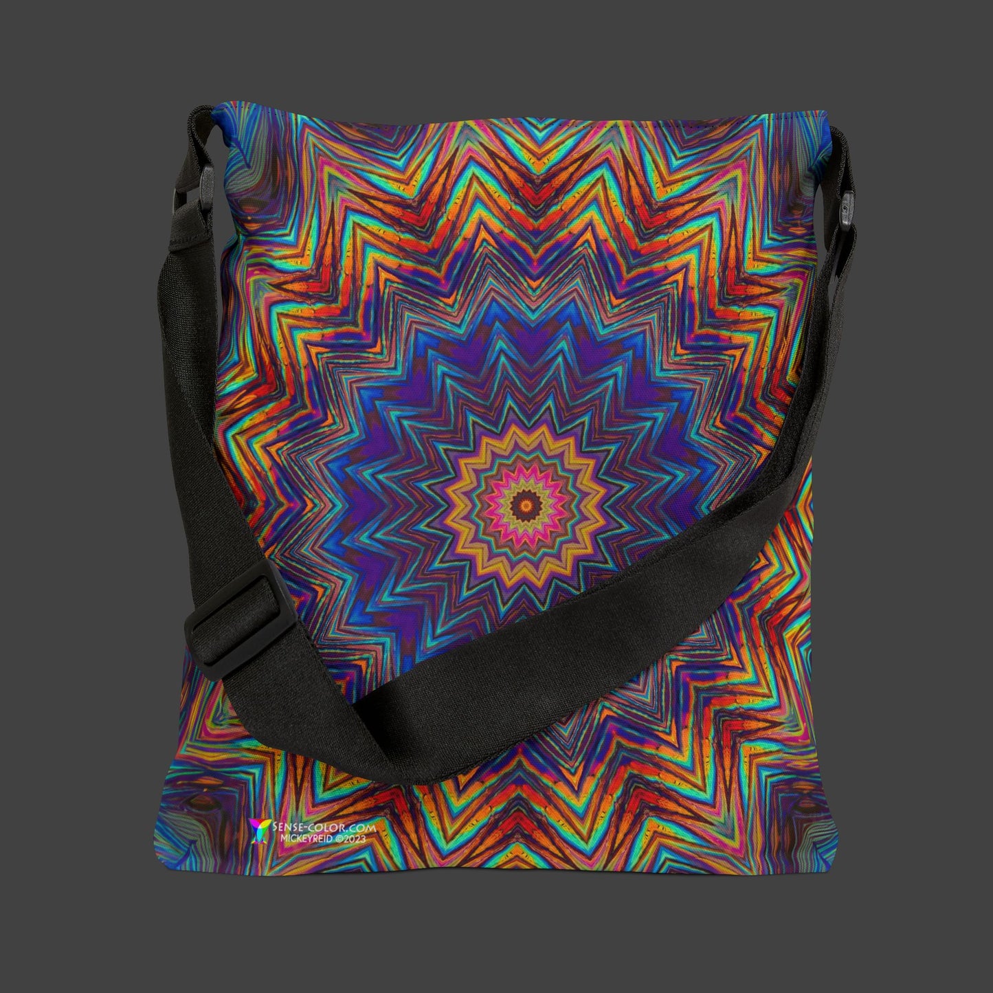 Adjustable Tote Bag "Rainbow of Sound" (AOP)